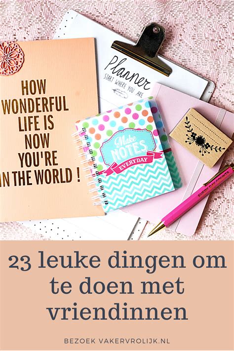 avondje met vriendinnen|60x leuke dingen om te doen met je vriendinnen